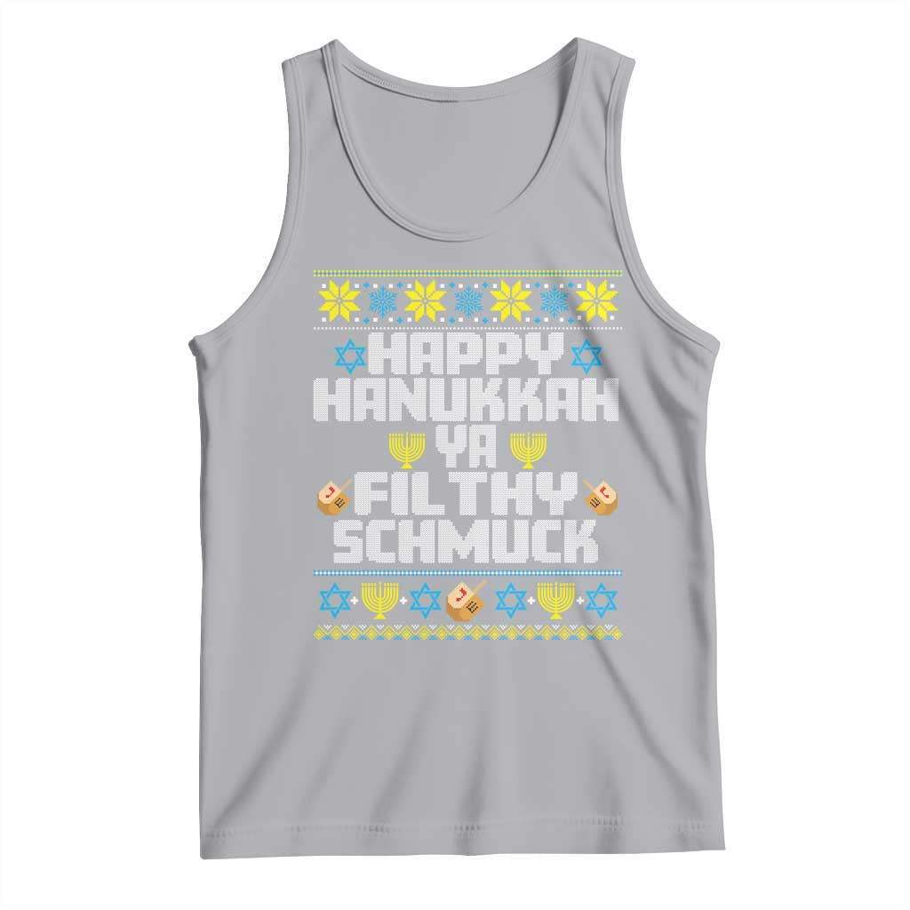 Happy Hanukkah Ya Fithy Schmuck Tank Top Funny Hanukkah Christmas Movie - Wonder Print Shop