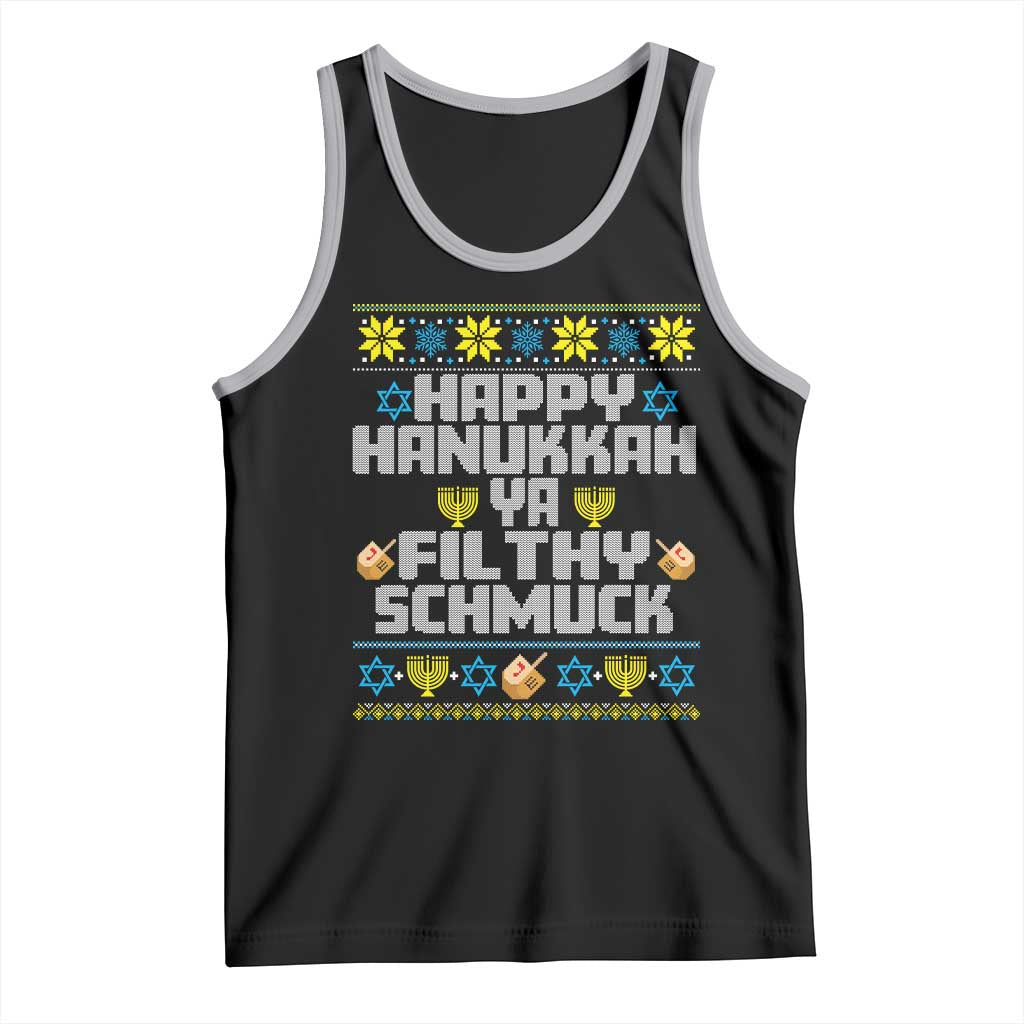 Happy Hanukkah Ya Fithy Schmuck Tank Top Funny Hanukkah Christmas Movie - Wonder Print Shop