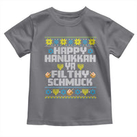 Happy Hanukkah Ya Fithy Schmuck Toddler T Shirt Funny Hanukkah Christmas Movie - Wonder Print Shop