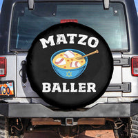 Funny Hanukkah Baseball Spare Tire Cover Matzo Baller Matzah Ball Jewish Chanukah Sports Lover - Wonder Print Shop