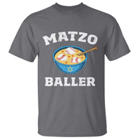 Funny Hanukkah Baseball T Shirt Matzo Baller Matzah Ball Jewish Chanukah Sports Lover - Wonder Print Shop