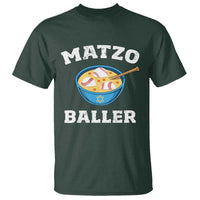 Funny Hanukkah Baseball T Shirt Matzo Baller Matzah Ball Jewish Chanukah Sports Lover - Wonder Print Shop