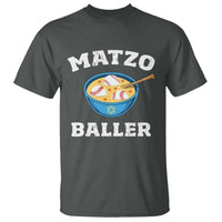 Funny Hanukkah Baseball T Shirt Matzo Baller Matzah Ball Jewish Chanukah Sports Lover - Wonder Print Shop