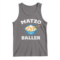 Funny Hanukkah Baseball Tank Top Matzo Baller Matzah Ball Jewish Chanukah Sports Lover - Wonder Print Shop