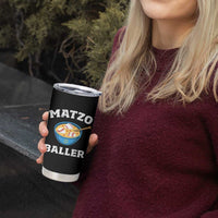 Funny Hanukkah Baseball Tumbler Cup Matzo Baller Matzah Ball Jewish Chanukah Sports Lover - Wonder Print Shop