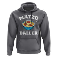 Funny Hanukkah Football Hoodie Matzo Baller Matzah Ball Jewish Chanukah Sports Lover - Wonder Print Shop