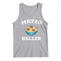 Funny Hanukkah Football Tank Top Matzo Baller Matzah Ball Jewish Chanukah Sports Lover - Wonder Print Shop