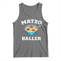 Funny Hanukkah Football Tank Top Matzo Baller Matzah Ball Jewish Chanukah Sports Lover - Wonder Print Shop