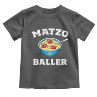 Funny Hanukkah Football Toddler T Shirt Matzo Baller Matzah Ball Jewish Chanukah Sports Lover - Wonder Print Shop