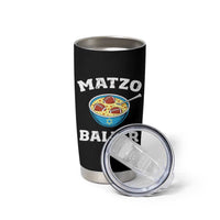 Funny Hanukkah Football Tumbler Cup Matzo Baller Matzah Ball Jewish Chanukah Sports Lover - Wonder Print Shop