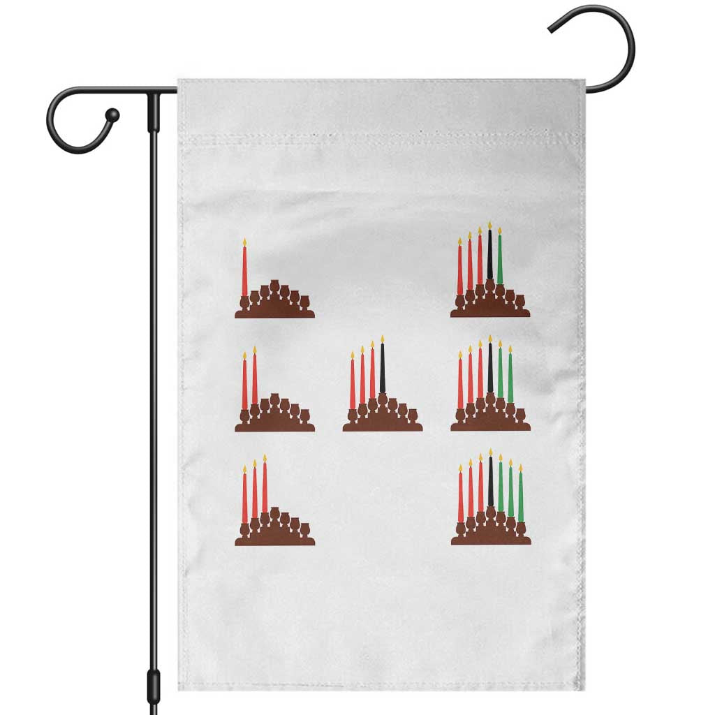 Kwanzaa Kinara Seven Candles African American Holiday Garden Flag - Wonder Print Shop