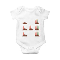Kwanzaa Kinara Seven Candles African American Holiday Baby Onesie - Wonder Print Shop