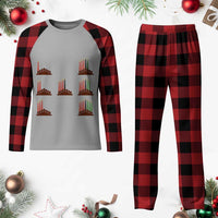 Kwanzaa Kinara Seven Candles African American Holiday Plaid Pajama Set - Wonder Print Shop