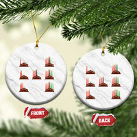 Kwanzaa Kinara Seven Candles African American Holiday Ceramic Ornament - Wonder Print Shop