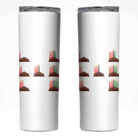 Kwanzaa Kinara Seven Candles African American Holiday Skinny Tumbler - Wonder Print Shop