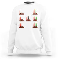 Kwanzaa Kinara Seven Candles African American Holiday Sweatshirt - Wonder Print Shop