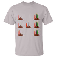 Kwanzaa Kinara Seven Candles African American Holiday T Shirt - Wonder Print Shop