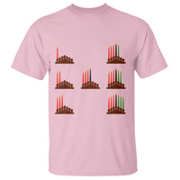 Kwanzaa Kinara Seven Candles African American Holiday T Shirt - Wonder Print Shop