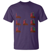 Kwanzaa Kinara Seven Candles African American Holiday T Shirt - Wonder Print Shop