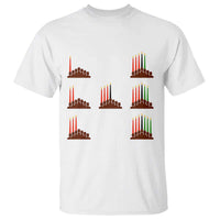 Kwanzaa Kinara Seven Candles African American Holiday T Shirt - Wonder Print Shop