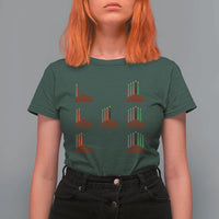Kwanzaa Kinara Seven Candles African American Holiday T Shirt For Women - Wonder Print Shop