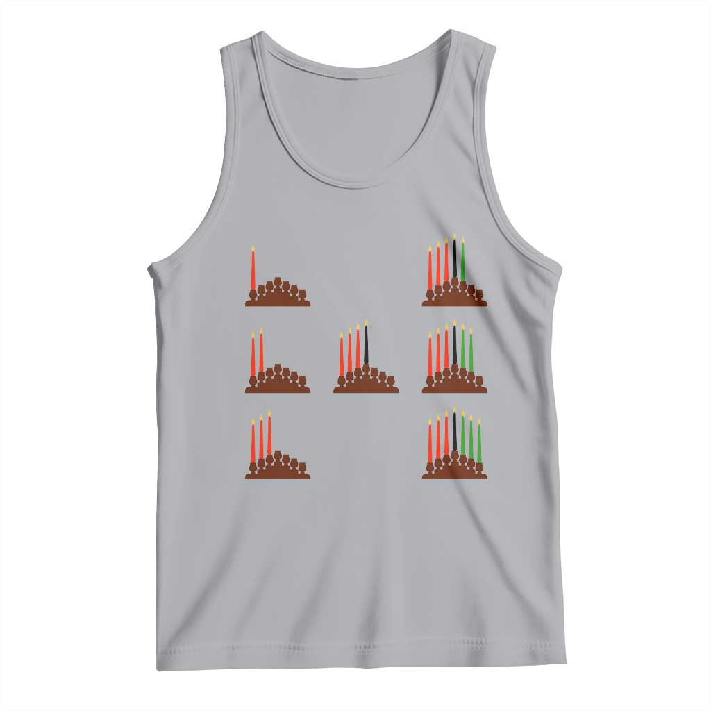 Kwanzaa Kinara Seven Candles African American Holiday Tank Top - Wonder Print Shop