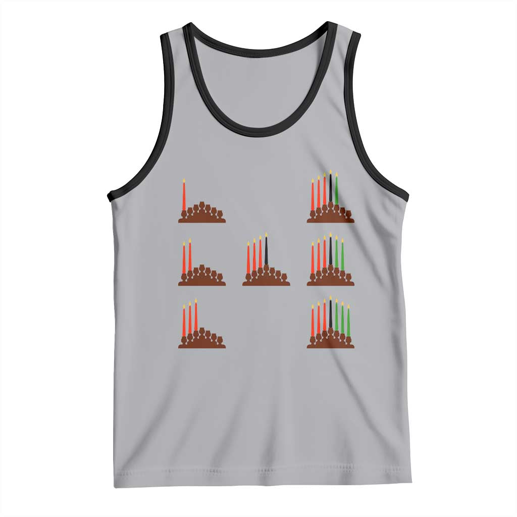Kwanzaa Kinara Seven Candles African American Holiday Tank Top - Wonder Print Shop