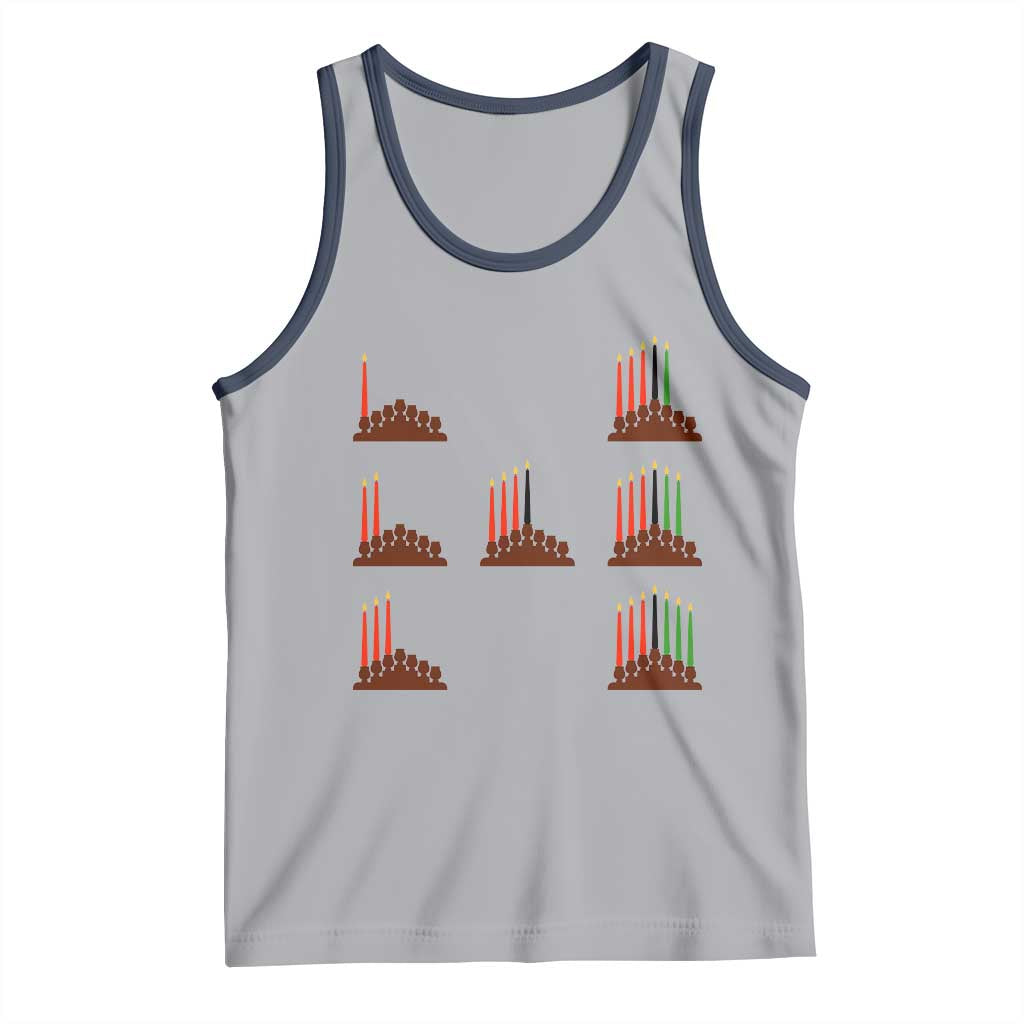 Kwanzaa Kinara Seven Candles African American Holiday Tank Top - Wonder Print Shop