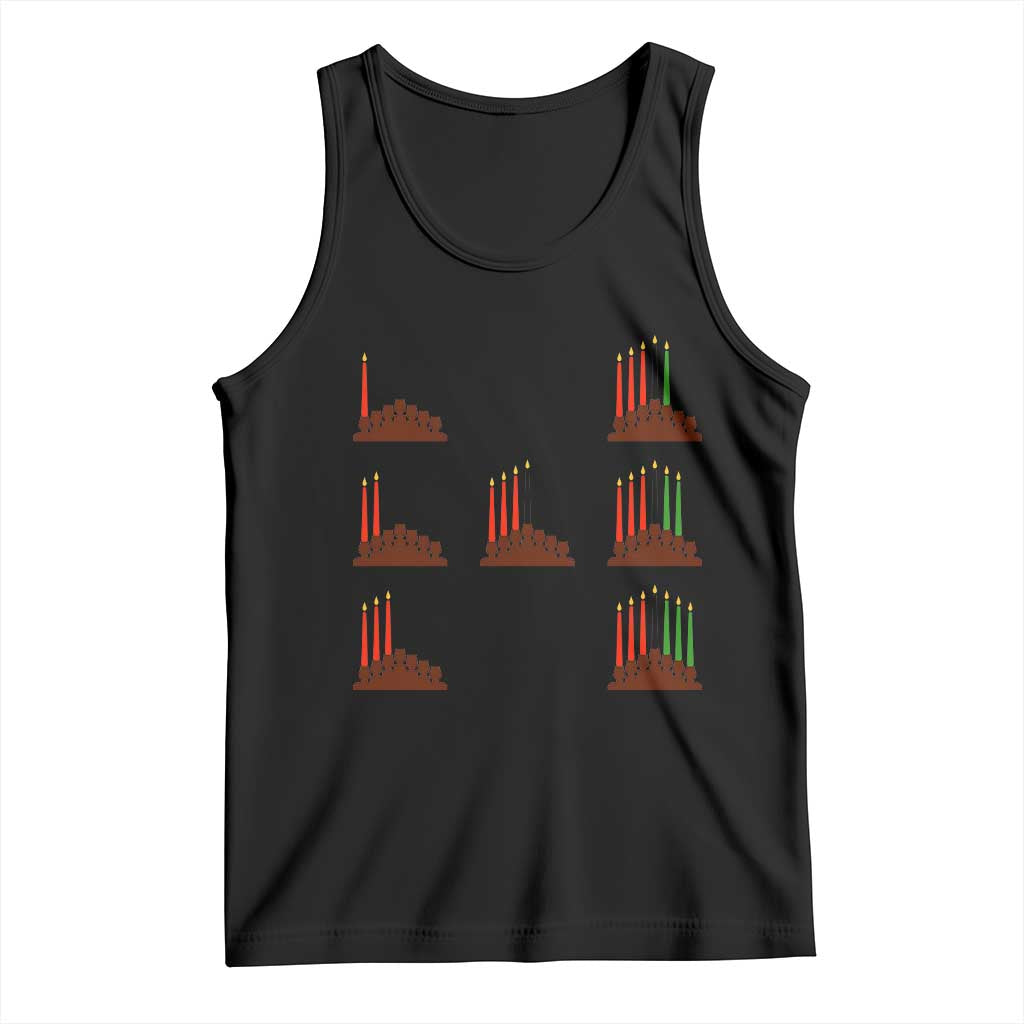 Kwanzaa Kinara Seven Candles African American Holiday Tank Top - Wonder Print Shop