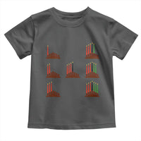 Kwanzaa Kinara Seven Candles African American Holiday Toddler T Shirt - Wonder Print Shop