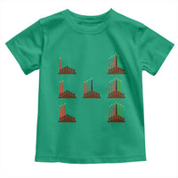 Kwanzaa Kinara Seven Candles African American Holiday Toddler T Shirt - Wonder Print Shop