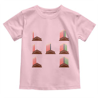 Kwanzaa Kinara Seven Candles African American Holiday Toddler T Shirt - Wonder Print Shop