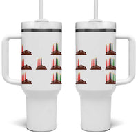 Kwanzaa Kinara Seven Candles African American Holiday Tumbler With Handle - Wonder Print Shop