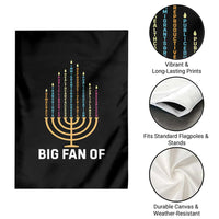 Hanukkah Human Rights Garden Flag Big Fan Of  Democracy Immigrants And Refugees - Wonder Print Shop