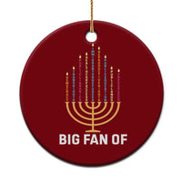 Hanukkah Human Rights Ceramic Ornament Big Fan Of  Democracy Immigrants And Refugees - Wonder Print Shop