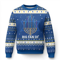 Hanukkah Human Rights Hanukkah Ugly Sweater Big Fan Of  Democracy Immigrants And Refugees - Wonder Print Shop