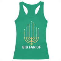 Hanukkah Human Rights Racerback Tank Top Big Fan Of  Democracy Immigrants And Refugees - Wonder Print Shop