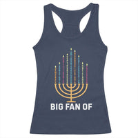 Hanukkah Human Rights Racerback Tank Top Big Fan Of  Democracy Immigrants And Refugees - Wonder Print Shop