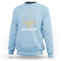 Hanukkah Human Rights Sweatshirt Big Fan Of  Democracy Immigrants And Refugees - Wonder Print Shop