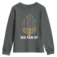 Hanukkah Human Rights Youth Sweatshirt Big Fan Of  Democracy Immigrants And Refugees - Wonder Print Shop