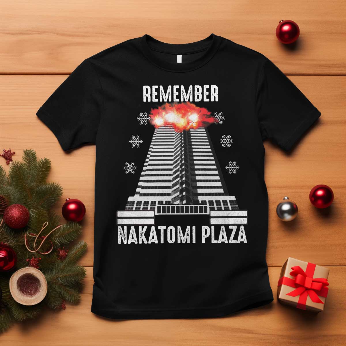 Remember Nakatomi Plaza T Shirt Christmas Party 1988 Movie - Wonder Print Shop