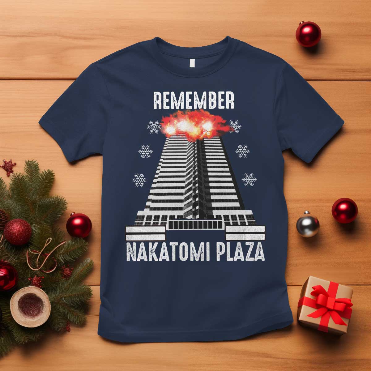 Remember Nakatomi Plaza T Shirt Christmas Party 1988 Movie - Wonder Print Shop