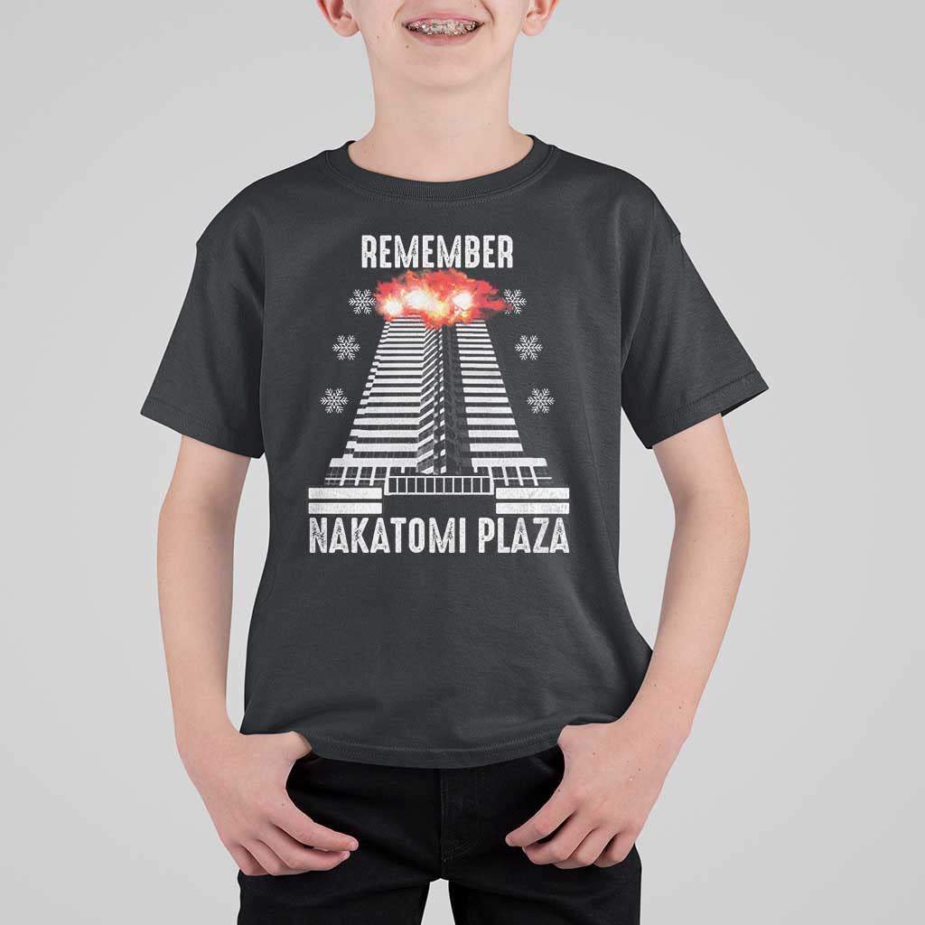 Remember Nakatomi Plaza T Shirt For Kid Christmas Party 1988 Movie - Wonder Print Shop
