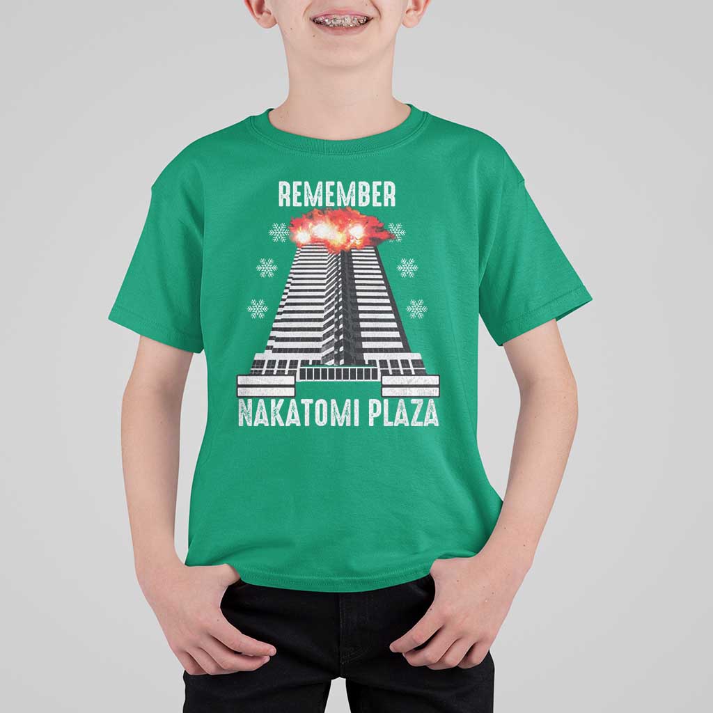 Remember Nakatomi Plaza T Shirt For Kid Christmas Party 1988 Movie - Wonder Print Shop