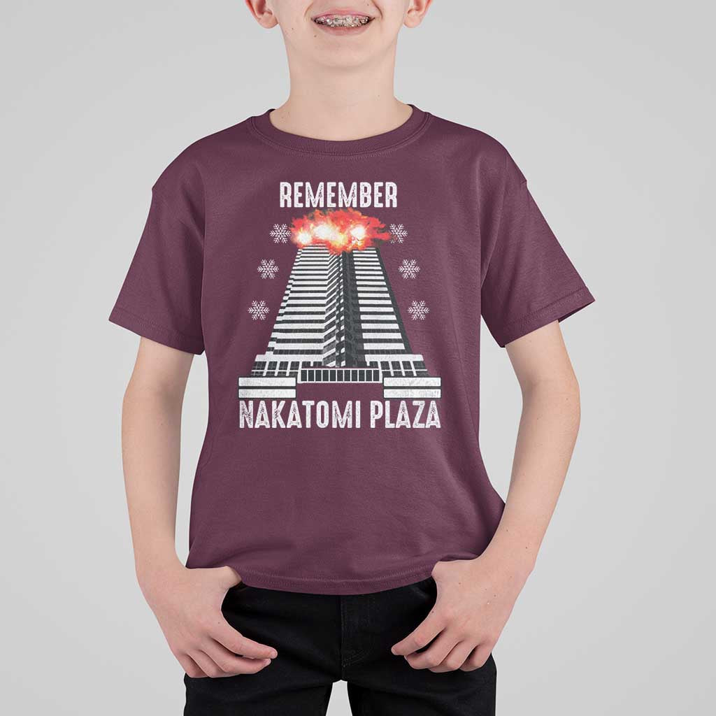 Remember Nakatomi Plaza T Shirt For Kid Christmas Party 1988 Movie - Wonder Print Shop