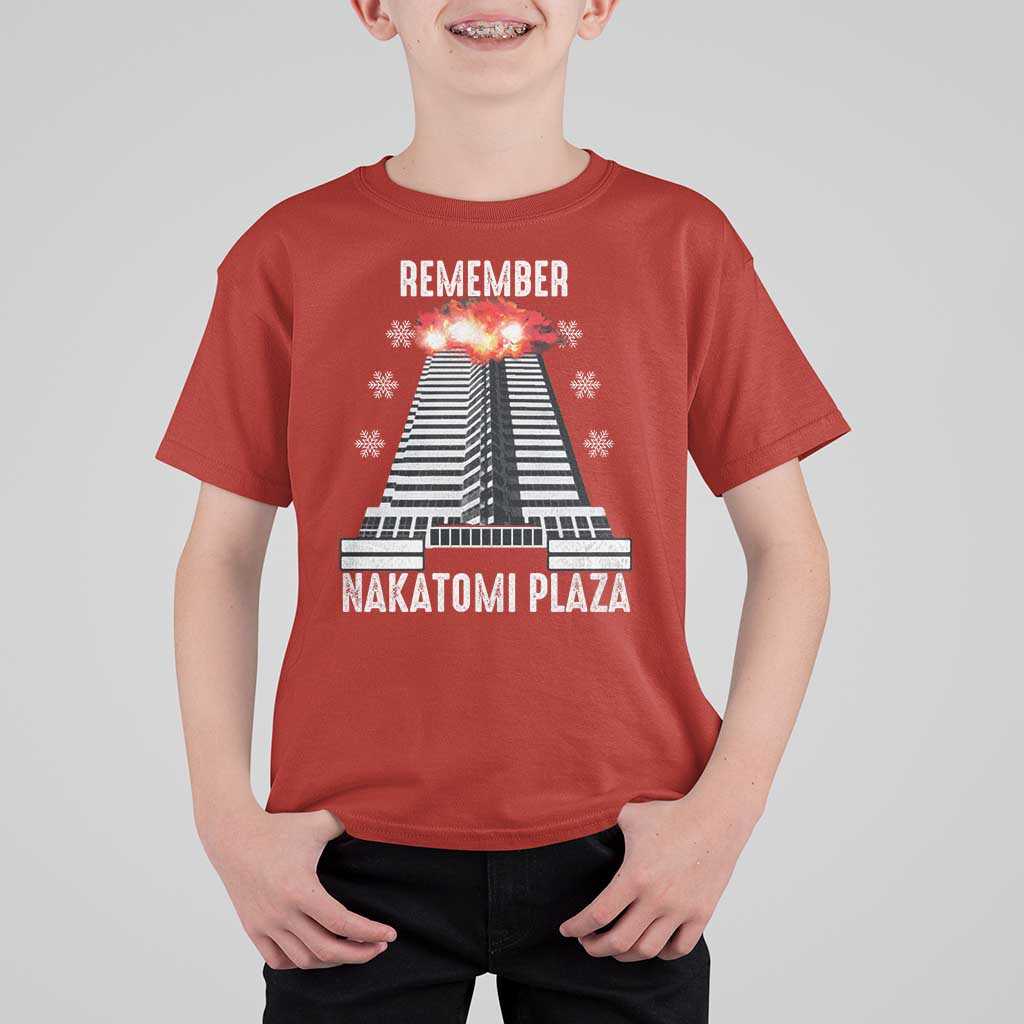 Remember Nakatomi Plaza T Shirt For Kid Christmas Party 1988 Movie - Wonder Print Shop