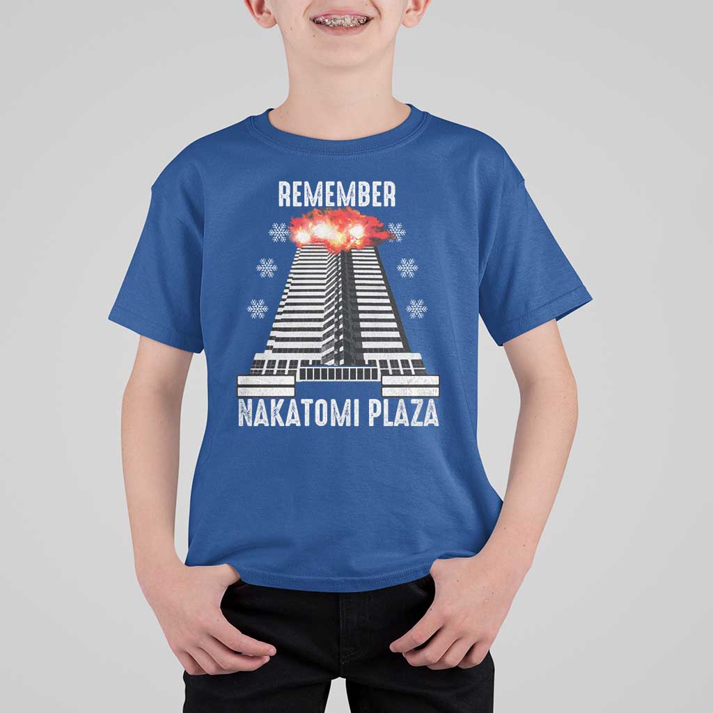 Remember Nakatomi Plaza T Shirt For Kid Christmas Party 1988 Movie - Wonder Print Shop