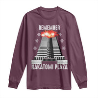 Remember Nakatomi Plaza Long Sleeve Shirt Christmas Party 1988 Movie