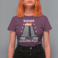 Remember Nakatomi Plaza T Shirt For Women Christmas Party 1988 Movie - Wonder Print Shop