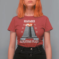 Remember Nakatomi Plaza T Shirt For Women Christmas Party 1988 Movie - Wonder Print Shop